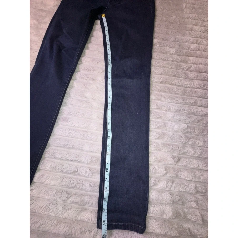 Tory Burch Women's 29 Legging Jeans Dark‎ Wash Indigo Skinny Stretch Denim